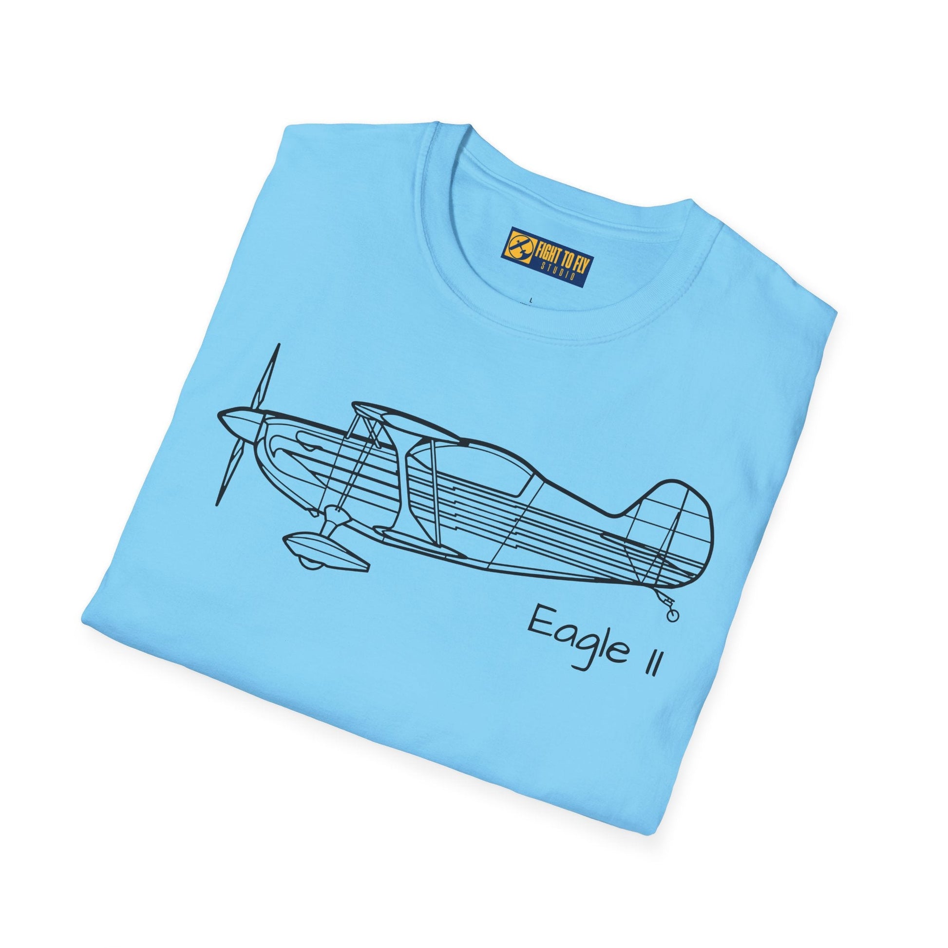 Eagle II T-Shirt – Christen Classic Aerobatic Biplane Tee - Gifts for pilots - Aviation apparel