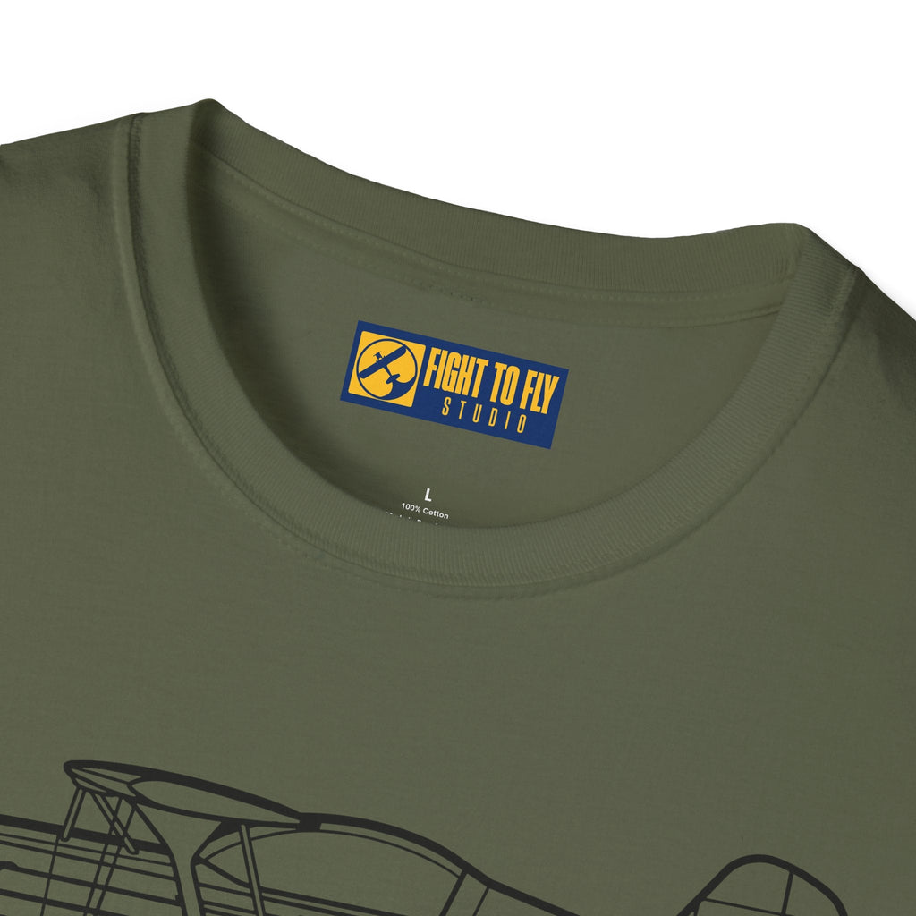 Eagle II T-Shirt – Christen Classic Aerobatic Biplane Tee - Gifts for pilots - Aviation apparel