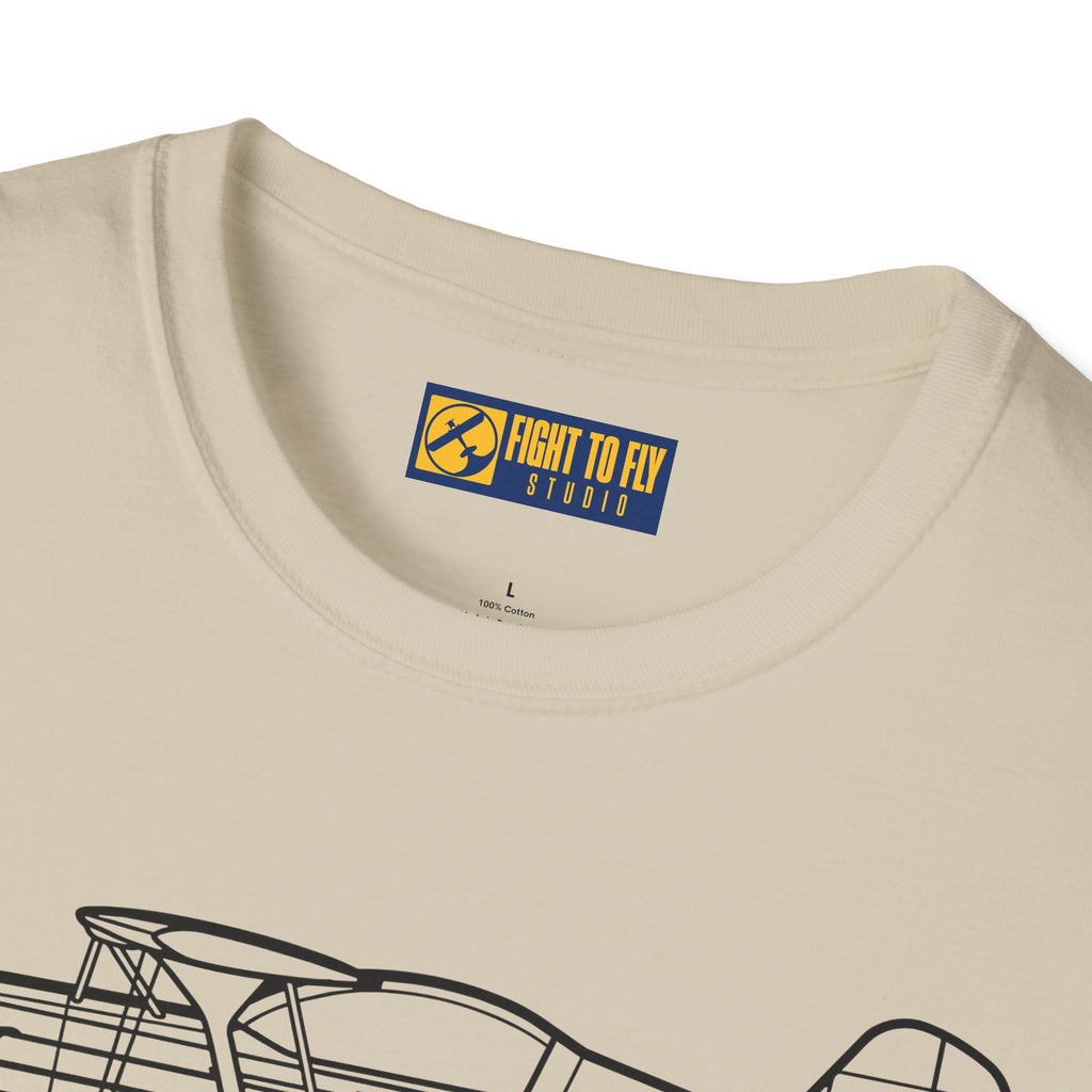 Eagle II T-Shirt – Christen Classic Aerobatic Biplane Tee - Gifts for pilots - Aviation apparel