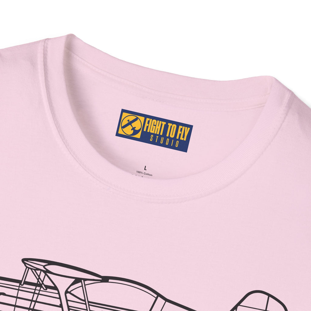 Eagle II T-Shirt – Christen Classic Aerobatic Biplane Tee - Gifts for pilots - Aviation apparel
