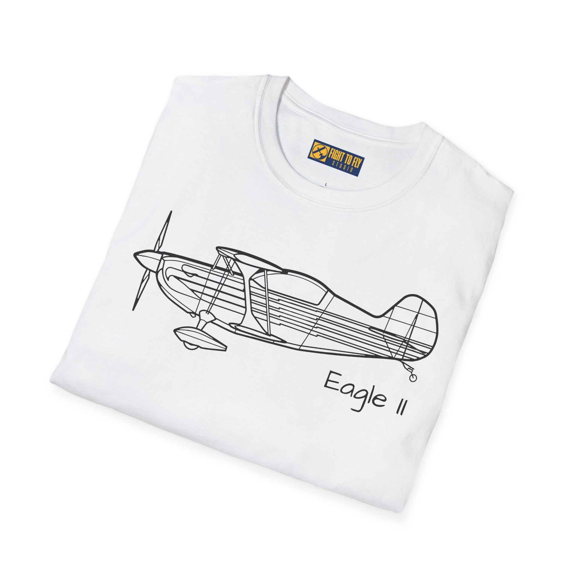 Eagle II T-Shirt – Christen Classic Aerobatic Biplane Tee - Gifts for pilots - Aviation apparel