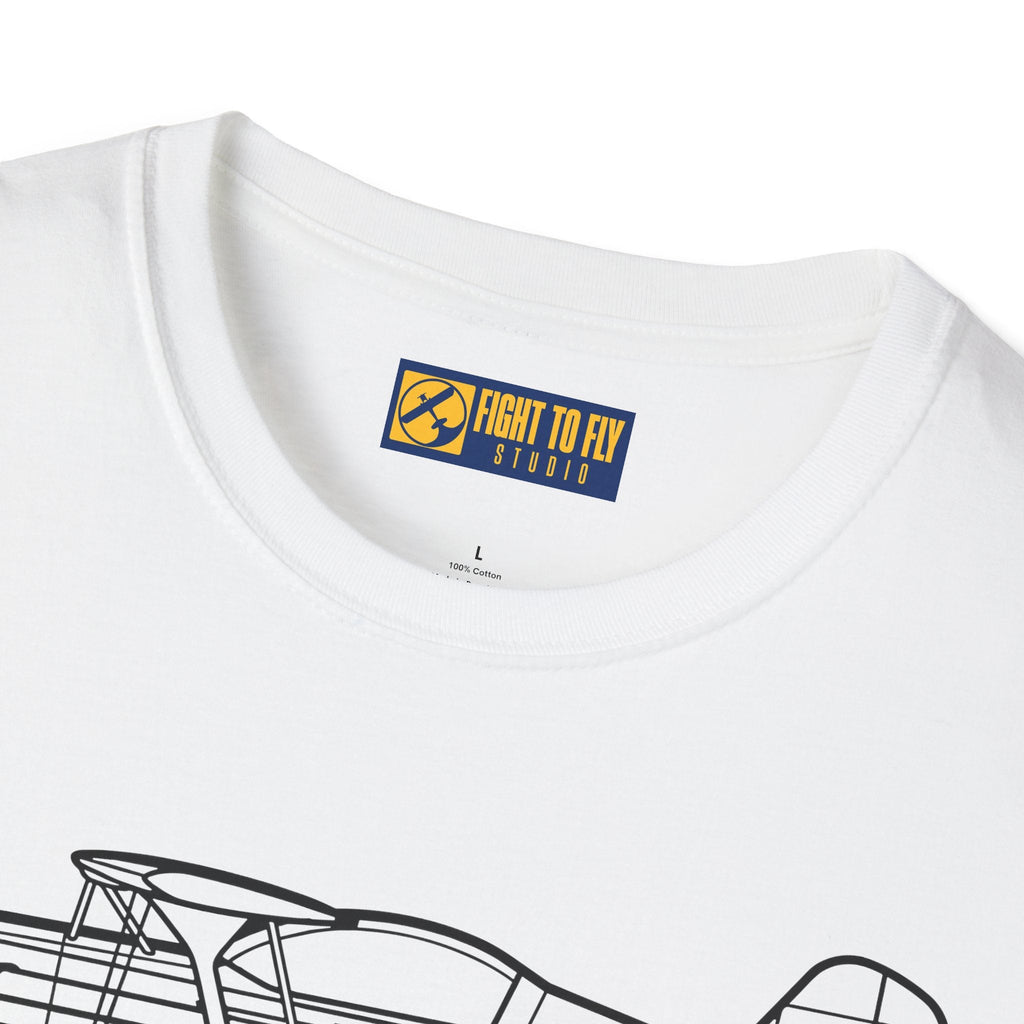Eagle II T-Shirt – Christen Classic Aerobatic Biplane Tee - Gifts for pilots - Aviation apparel