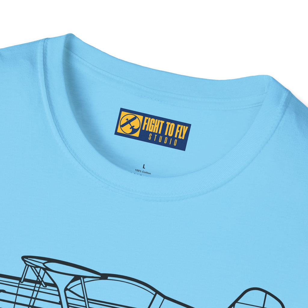 Eagle II T-Shirt – Christen Classic Aerobatic Biplane Tee - Gifts for pilots - Aviation apparel