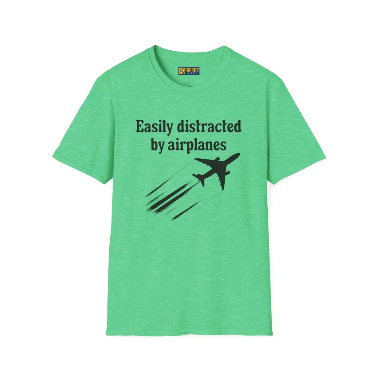 Easily Distracted by Airplanes - T-Shirt - Gifts for pilots - Aviation apparel