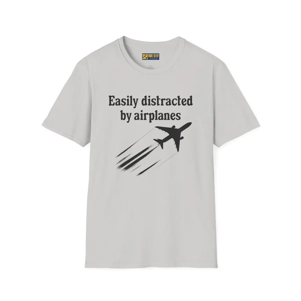 Easily Distracted by Airplanes - T-Shirt - Pilot gifts - WWII warbird t-shirt