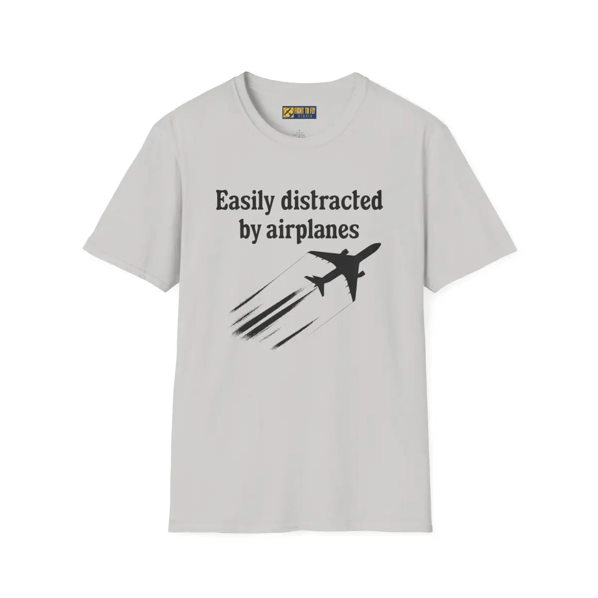 Easily Distracted by Airplanes - T-Shirt - Gifts for pilots - Aviation apparel