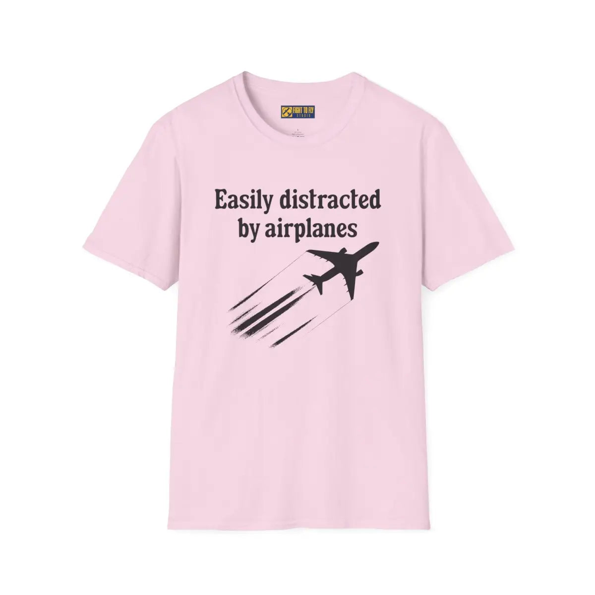 Easily Distracted by Airplanes - T-Shirt - Gifts for pilots - Aviation apparel
