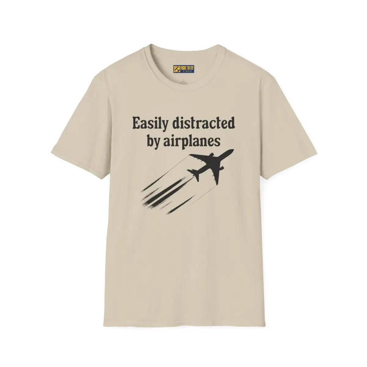Easily Distracted by Airplanes - T-Shirt - Gifts for pilots - Aviation apparel