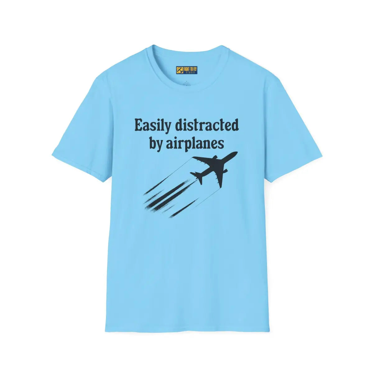 Easily Distracted by Airplanes - T-Shirt - Gifts for pilots - Aviation apparel