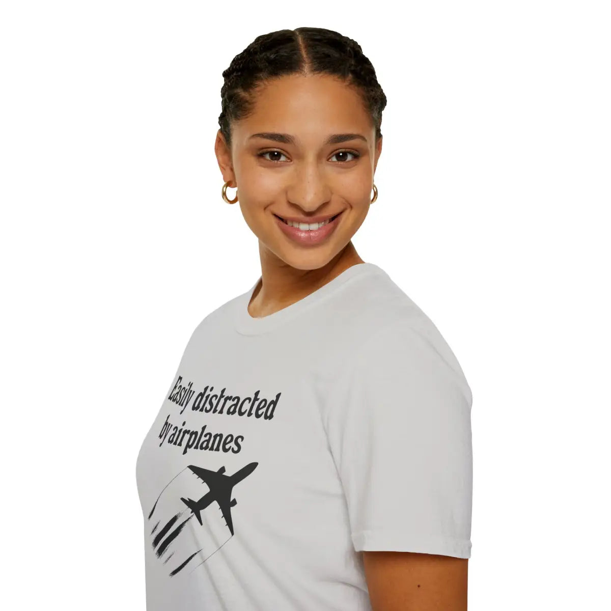 Easily Distracted by Airplanes - T-Shirt - Gifts for pilots - Aviation apparel