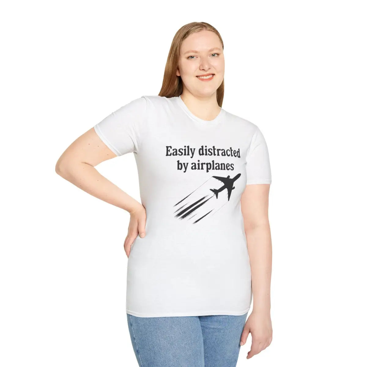 Easily Distracted by Airplanes - T-Shirt - Pilot gifts - WWII warbird t-shirt