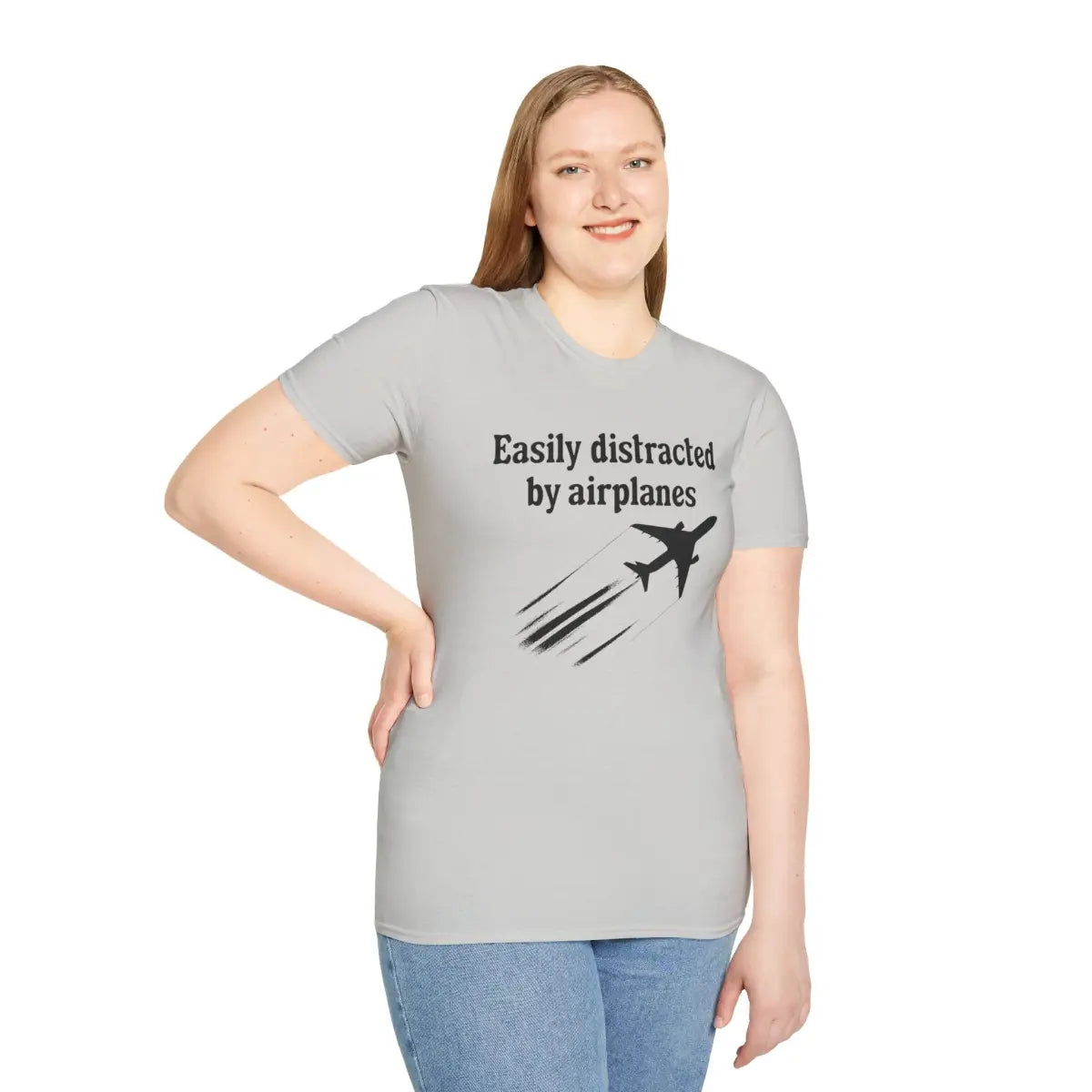 Easily Distracted by Airplanes - T-Shirt - Pilot gifts - WWII warbird t-shirt