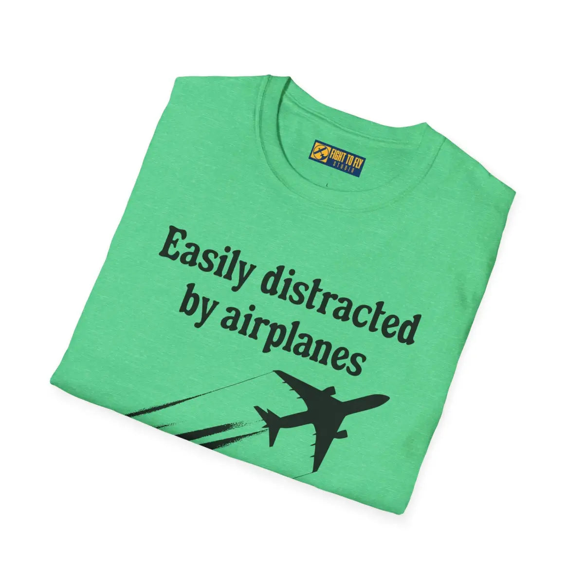Easily Distracted by Airplanes - T-Shirt - Gifts for pilots - Aviation apparel