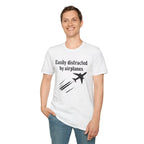 Easily Distracted by Airplanes - T-Shirt - Pilot gifts - WWII warbird t-shirt