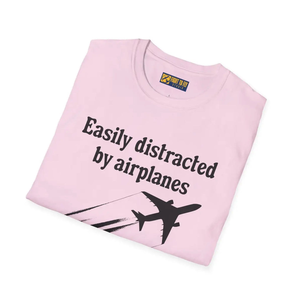Easily Distracted by Airplanes - T-Shirt - Pilot gifts - WWII warbird t-shirt