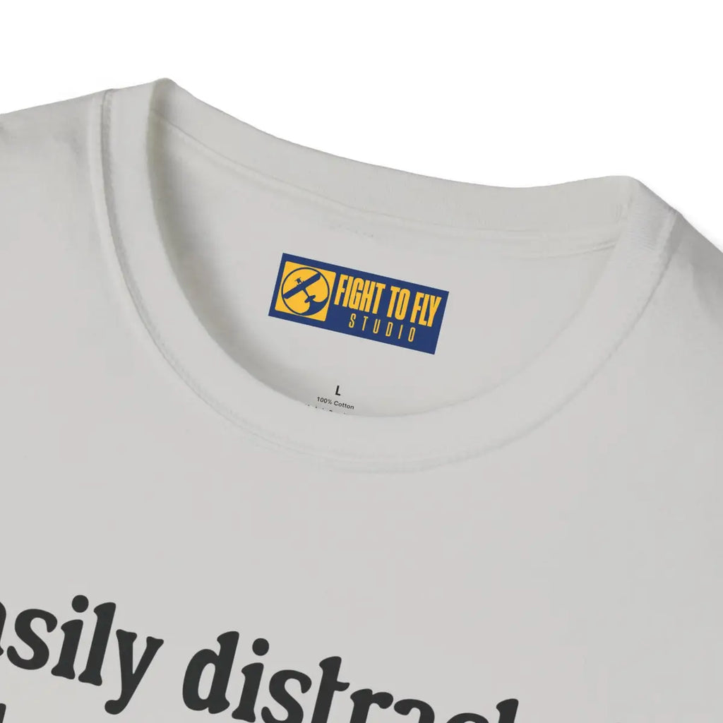 Easily Distracted by Airplanes - T-Shirt - Pilot gifts - WWII warbird t-shirt