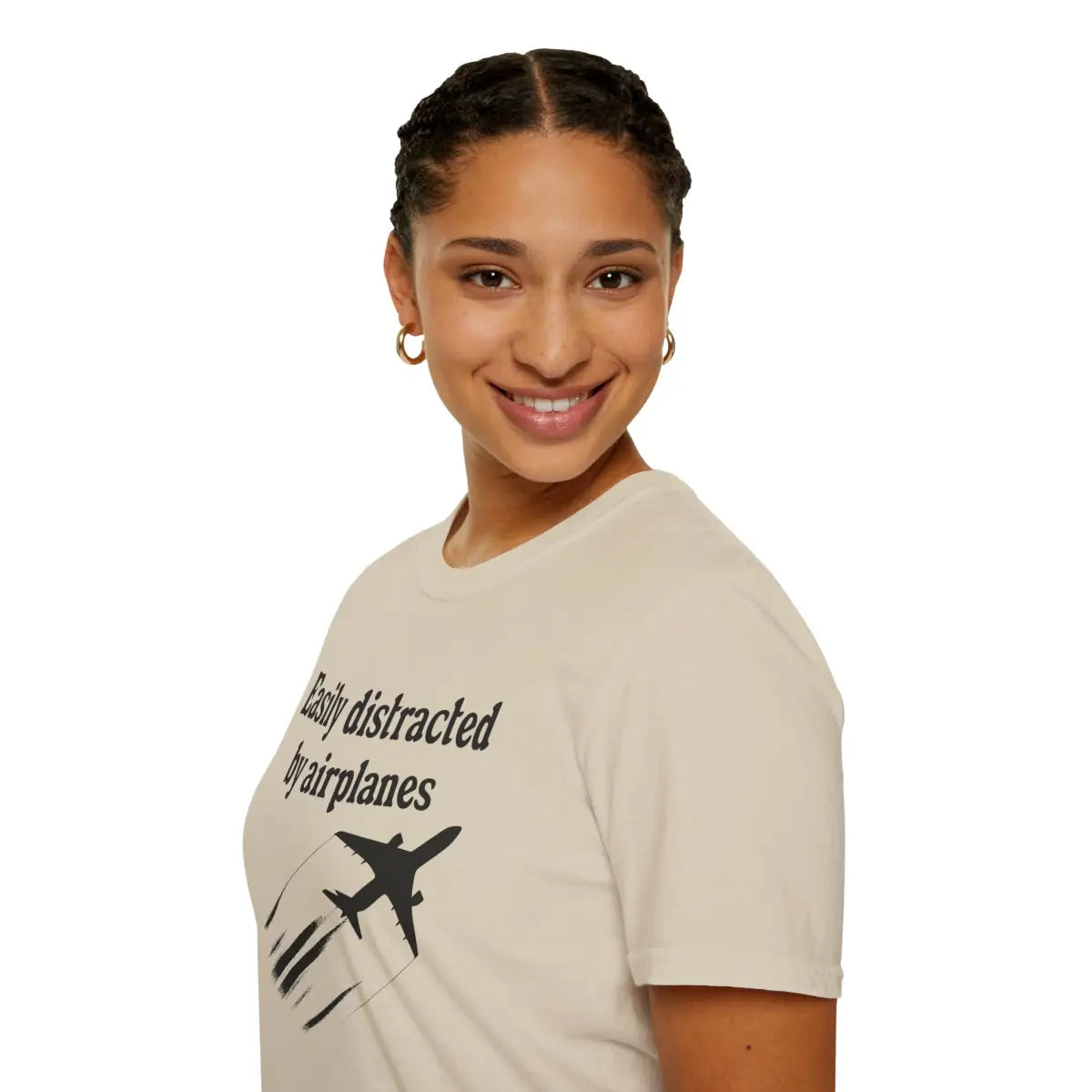 Easily Distracted by Airplanes - T-Shirt - Gifts for pilots - Aviation apparel