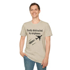 Easily Distracted by Airplanes - T-Shirt - Pilot gifts - WWII warbird t-shirt