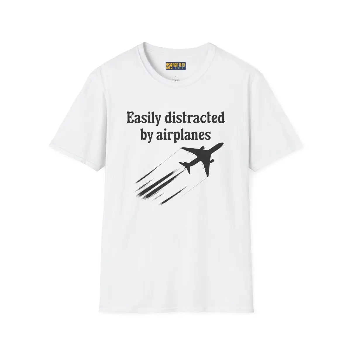 Easily Distracted by Airplanes - T-Shirt - Gifts for pilots - Aviation apparel
