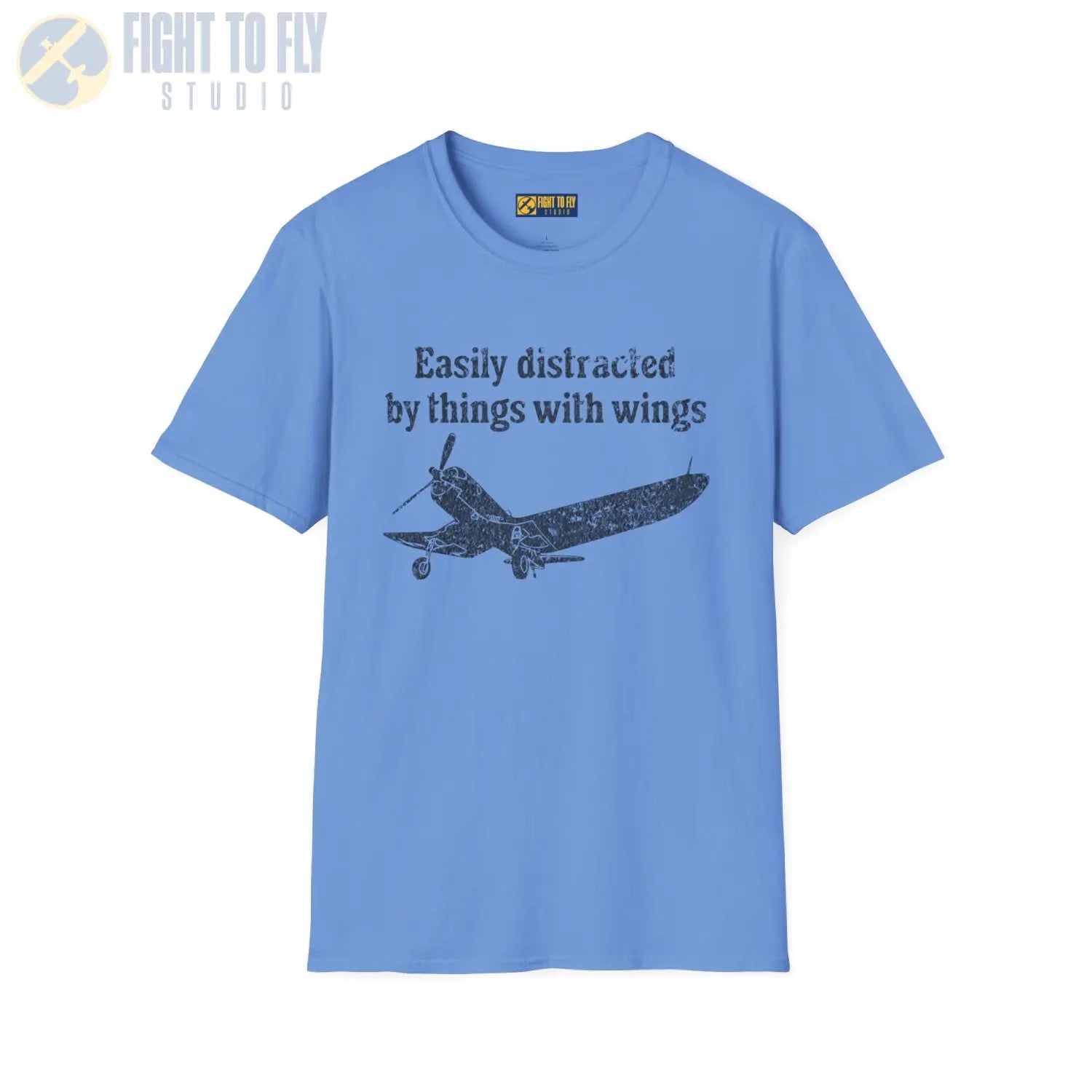 Easily Distracted by Things with Wings Tee - T-Shirt - Pilot gifts - WWII warbird t-shirt