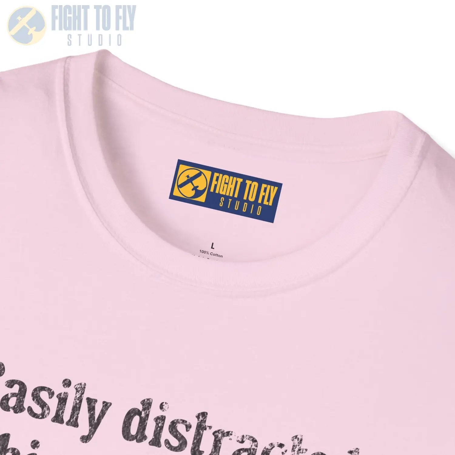 Easily Distracted by Things with Wings Tee - T-Shirt - Pilot gifts - WWII warbird t-shirt