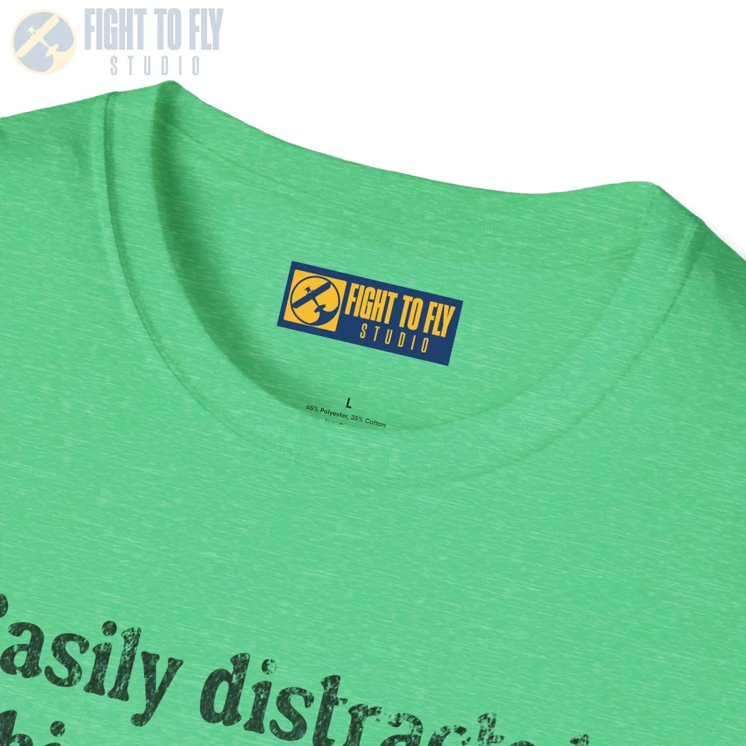 Easily Distracted by Things with Wings Tee - T-Shirt - Pilot gifts - WWII warbird t-shirt