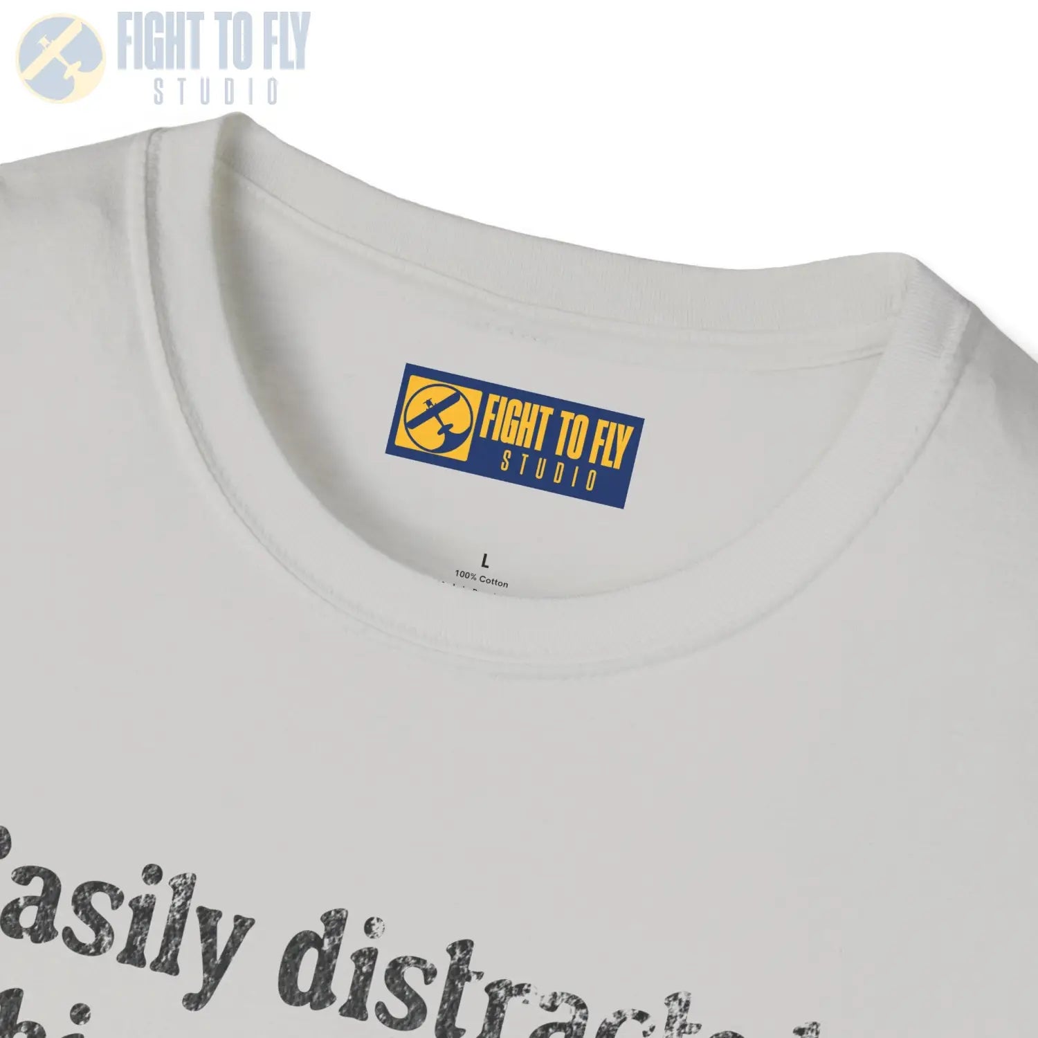 Easily Distracted by Things with Wings Tee - T-Shirt - Pilot gifts - WWII warbird t-shirt