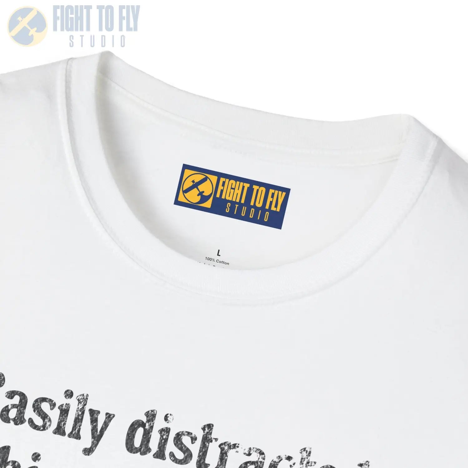 Easily Distracted by Things with Wings Tee - T-Shirt - Pilot gifts - WWII warbird t-shirt