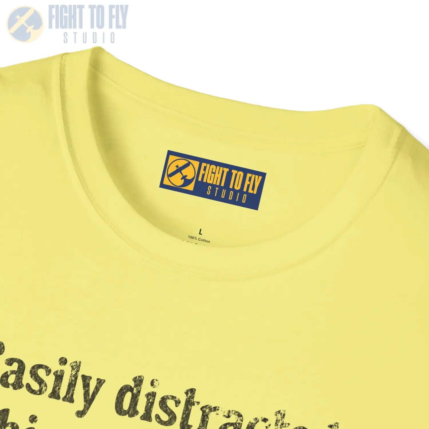 Easily Distracted by Things with Wings Tee - T-Shirt - Pilot gifts - WWII warbird t-shirt