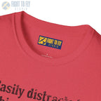 Easily Distracted by Things with Wings Tee - T-Shirt - Pilot gifts - WWII warbird t-shirt