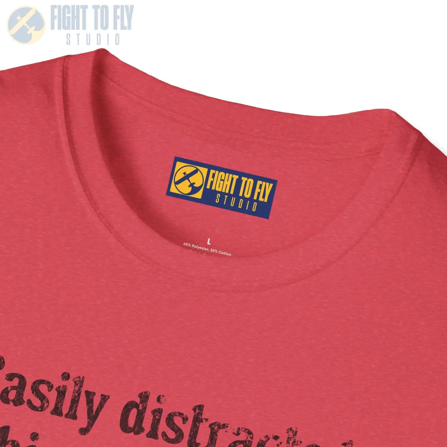 Easily Distracted by Things with Wings Tee - T-Shirt - Pilot gifts - WWII warbird t-shirt