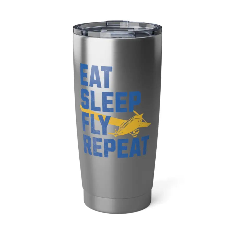 Eat Sleep Fly Repeat 20oz Tumbler - Mug - Pilot gifts - WWII warbird t-shirt