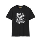 Eat Sleep Fly Repeat – Pilot Routine Aviation Shirt - T-Shirt - gifts - WWII warbird t-shirt