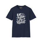 Eat Sleep Fly Repeat – Pilot Routine Aviation Shirt - T-Shirt - gifts - WWII warbird t-shirt