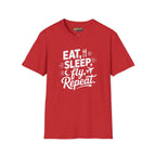 Eat Sleep Fly Repeat – Pilot Routine Aviation Shirt - T-Shirt - gifts - WWII warbird t-shirt