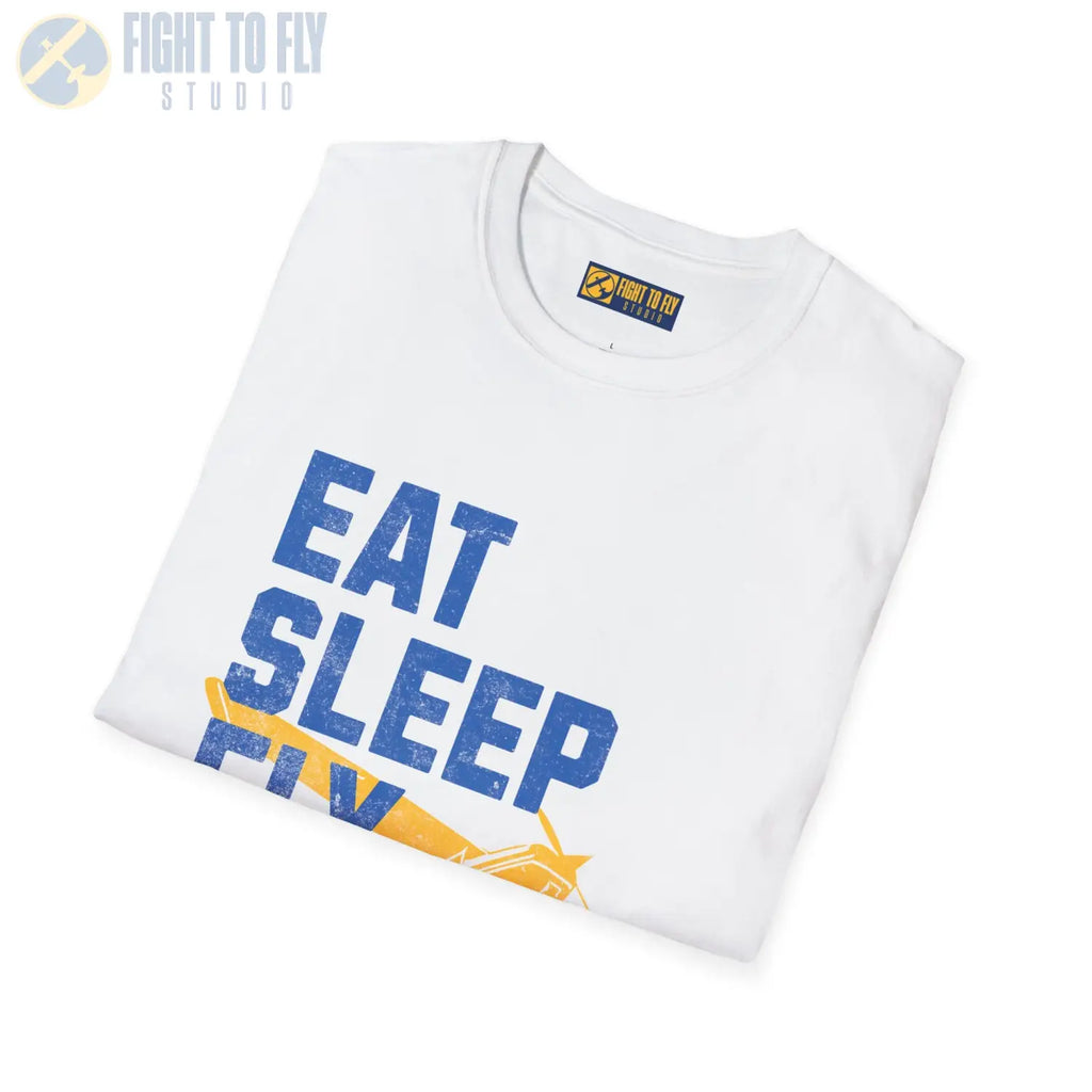 Eat Sleep Fly Repeat - T-Shirt - Pilot gifts - WWII warbird t-shirt