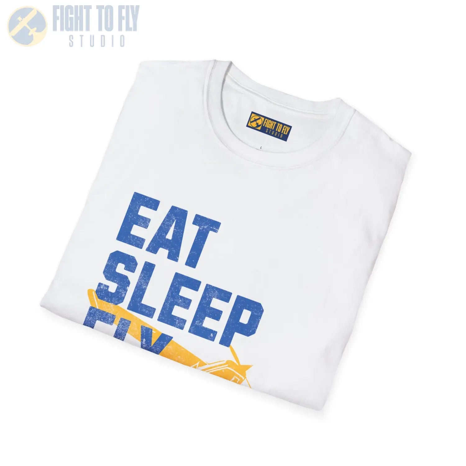 Eat Sleep Fly Repeat - T-Shirt - Pilot gifts - WWII warbird t-shirt