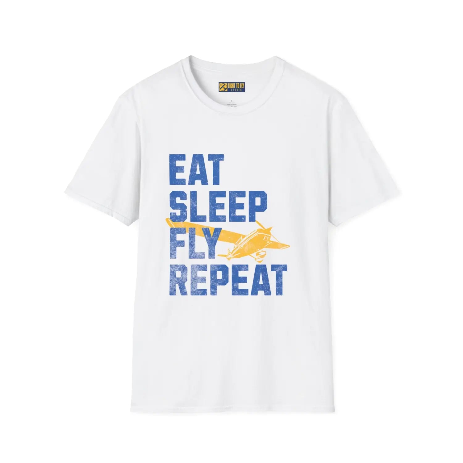 Eat Sleep Fly Repeat - T-Shirt - Pilot gifts - WWII warbird t-shirt