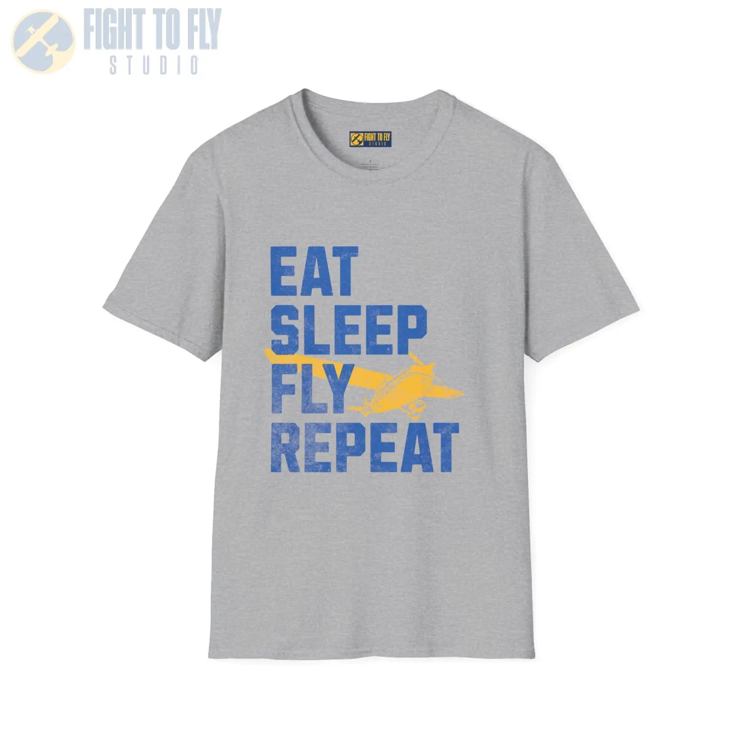 Eat Sleep Fly Repeat - T-Shirt - Pilot gifts - WWII warbird t-shirt