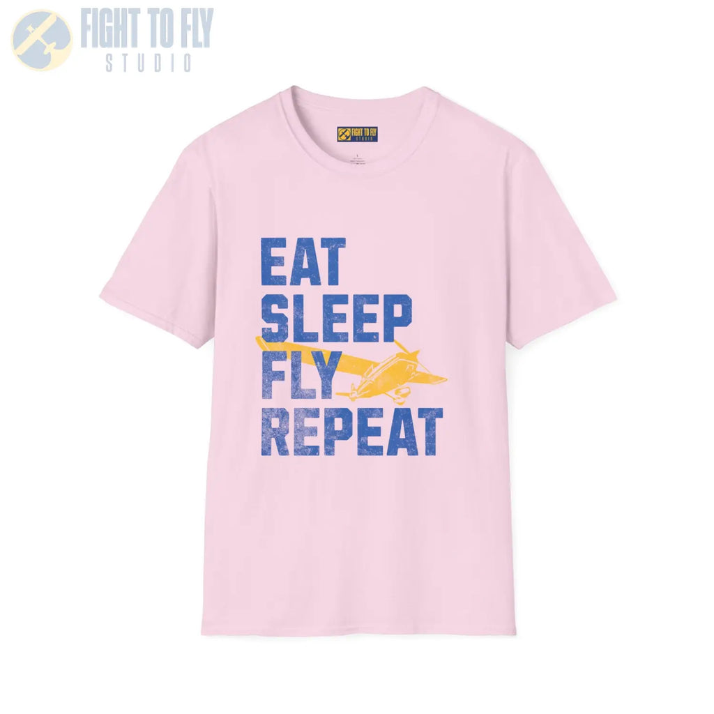 Eat Sleep Fly Repeat - T-Shirt - Pilot gifts - WWII warbird t-shirt