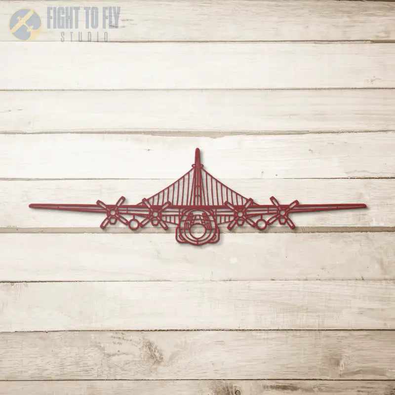 EC-130H Die Cut Metal Wall Art - Sign - Pilot gifts - WWII warbird t-shirt