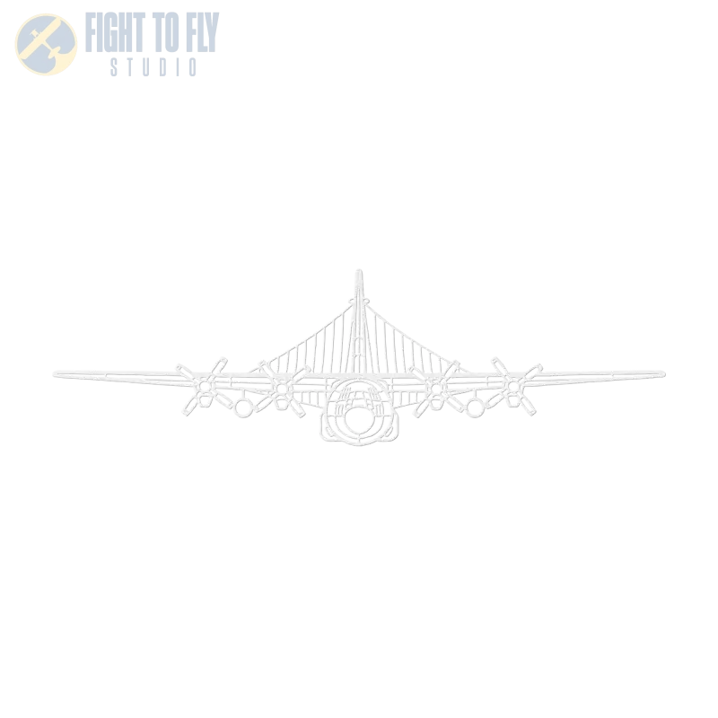 EC-130H Die Cut Metal Wall Art - Sign - Pilot gifts - WWII warbird t-shirt