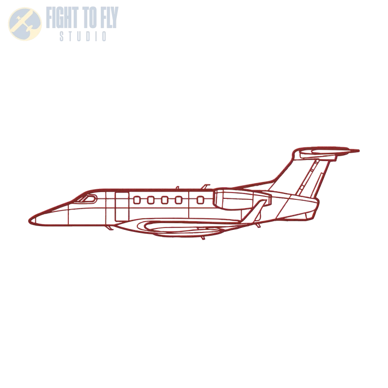EMB-505 Die Cut Metal Wall Art - Sign - Pilot gifts - WWII warbird t-shirt