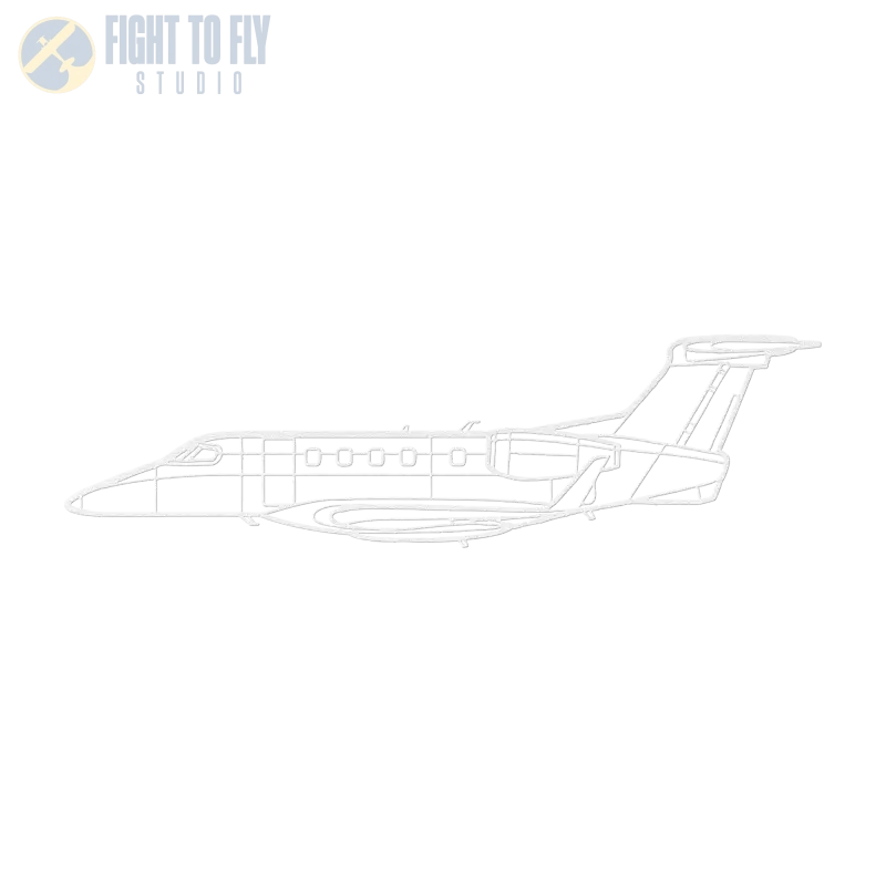 EMB-505 Die Cut Metal Wall Art - Sign - Pilot gifts - WWII warbird t-shirt