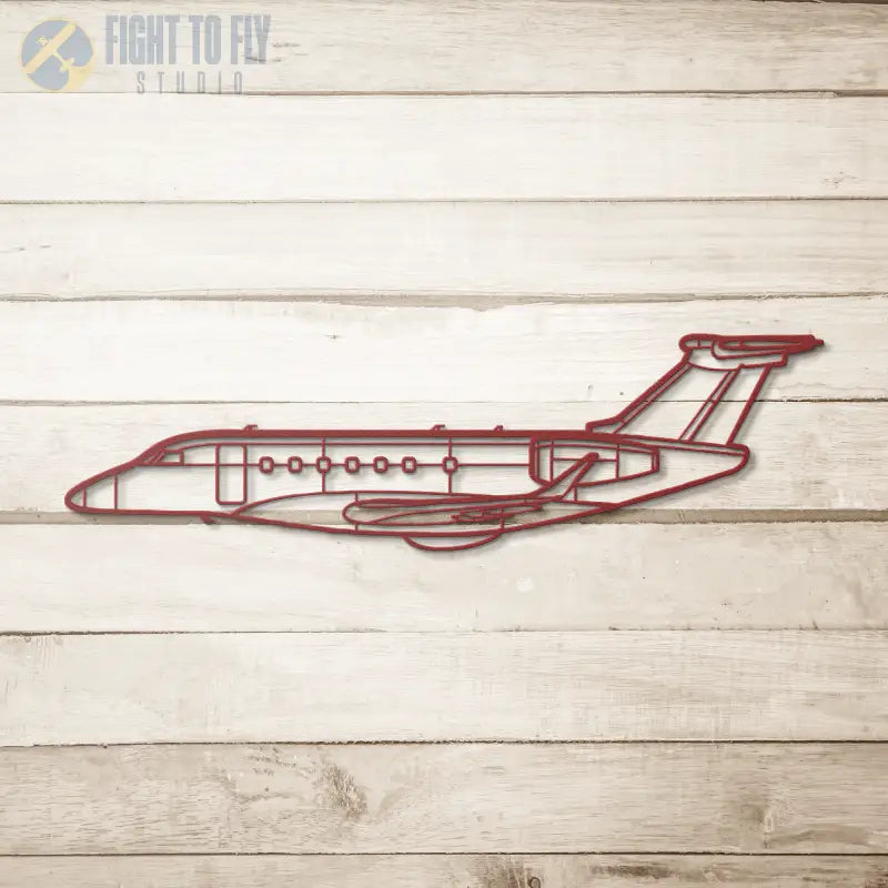EMB-550 Die Cut Metal Wall Art - Sign - Pilot gifts - WWII warbird t-shirt