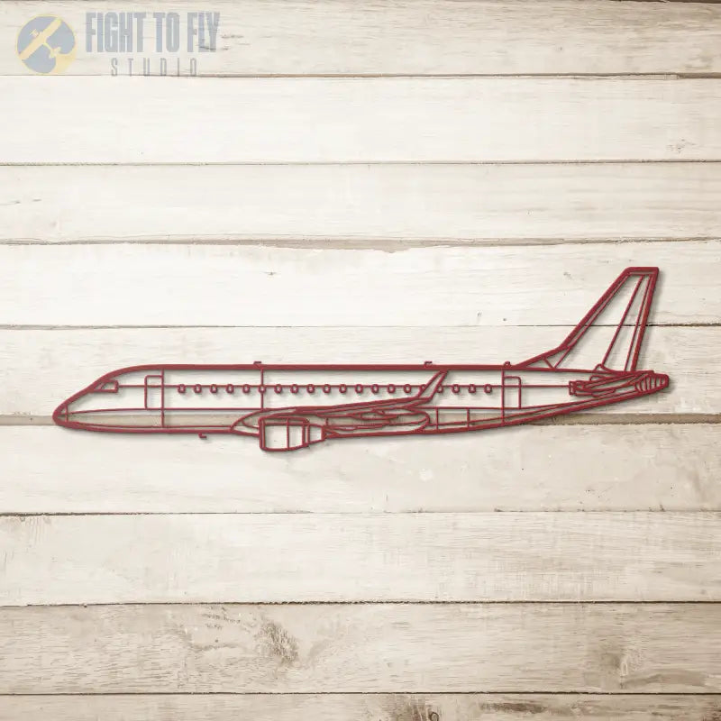 EMJ-175 Die Cut Metal Wall Art - Sign - Pilot gifts - WWII warbird t-shirt