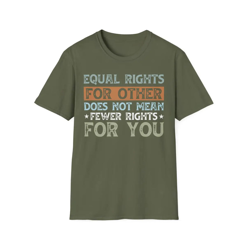 Equal Rights for All LGBTQ+ Affirmation - T-Shirt - Pilot gifts - WWII warbird t-shirt