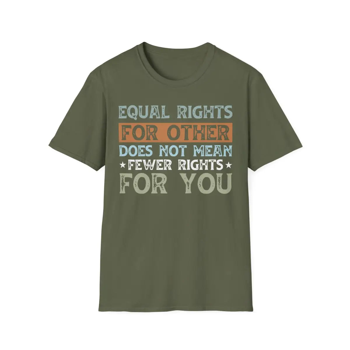 Equal Rights for All LGBTQ+ Affirmation - T-Shirt - Pilot gifts - WWII warbird t-shirt