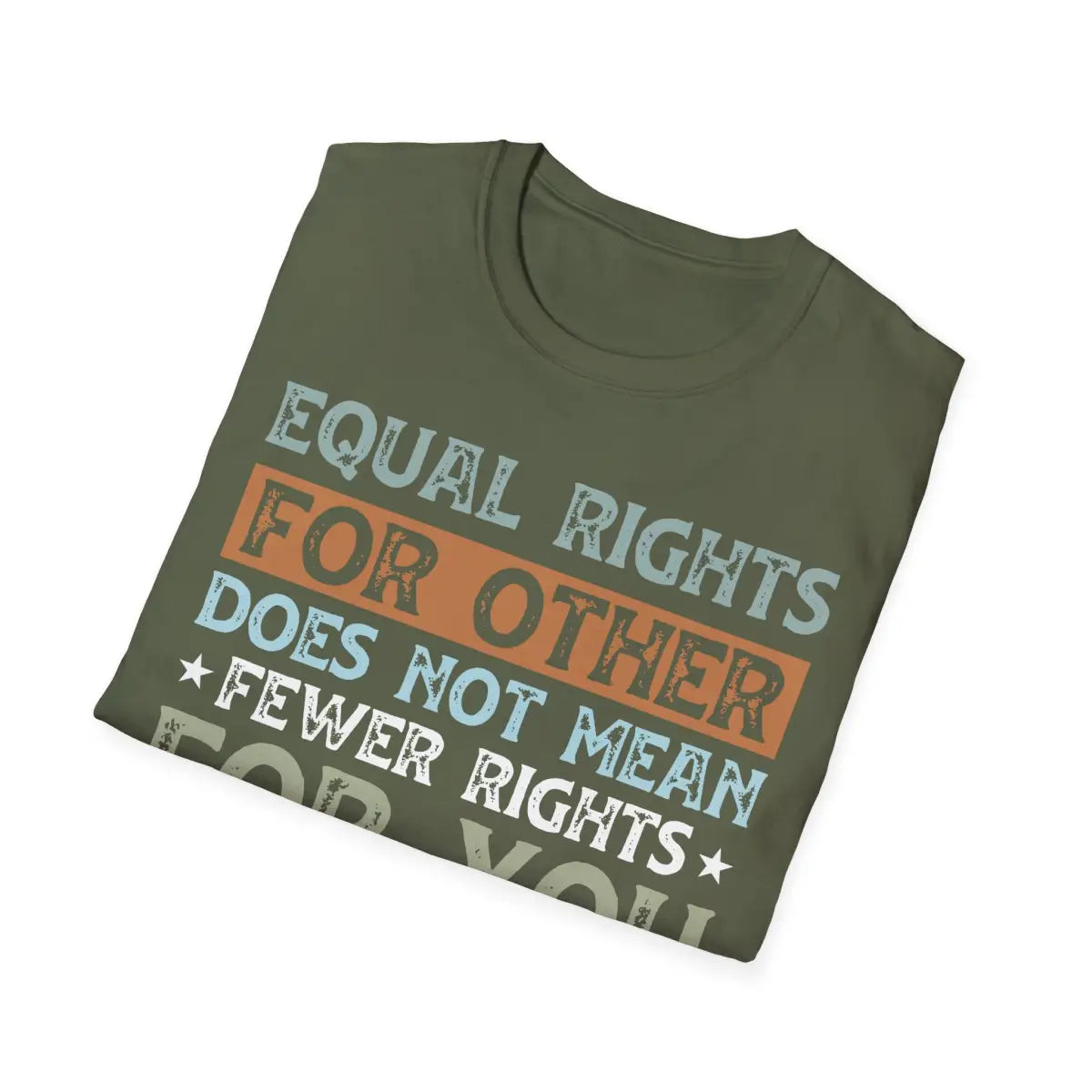 Equal Rights for All LGBTQ+ Affirmation - T-Shirt - Pilot gifts - WWII warbird t-shirt