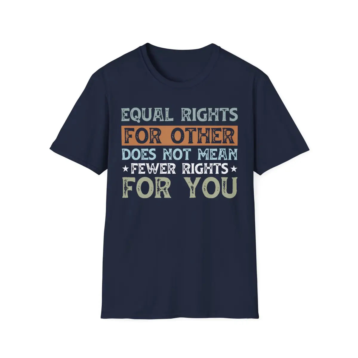 Equal Rights for All LGBTQ+ Affirmation - T-Shirt - Pilot gifts - WWII warbird t-shirt